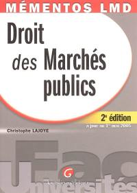 Droit des marchés publics