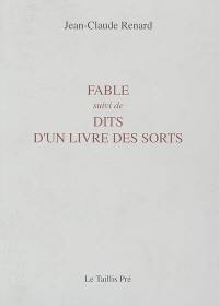 Fable. Dits d'un livre des sorts