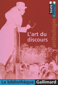 L'art du discours : anthologie