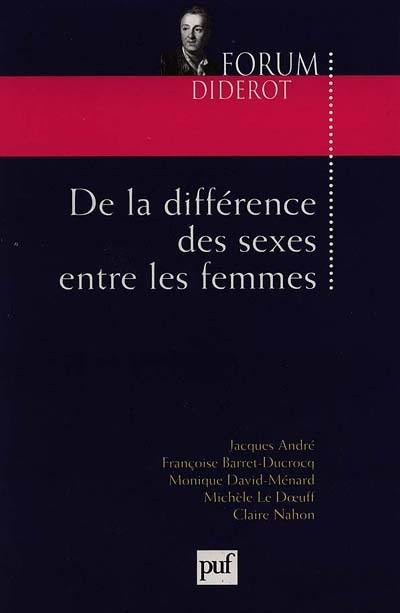 De la différence des sexes entre les femmes