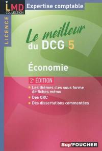 Le meilleur du DCG 5 en économie