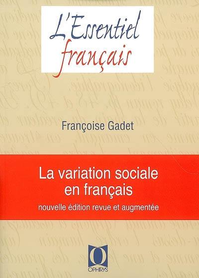 La variation sociale en français