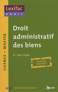 Droit administratif des biens, licence-master : en fiches pratiques