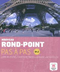 Nouveau rond-point pas à pas, B1.2 : livre de l'élève + cahier d'activités + CD audio + activités 2.0