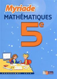 Mathématiques, 5e