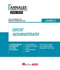 Droit administratif : licence 2 : 2024-2025