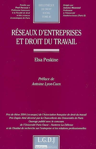 Réseaux d'entreprises et droit du travail