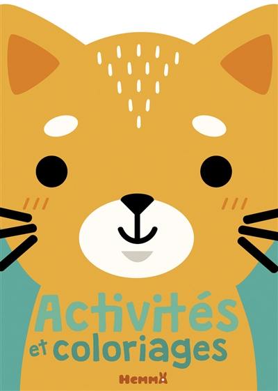 Chat : activités et coloriages