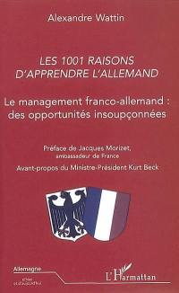 Les 1.001 raisons d'apprendre l'allemand : le management franco-allemand, des opportunités insoupçonnées