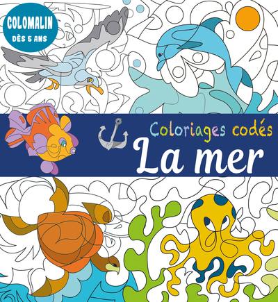 La mer : coloriages codés