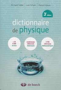 Dictionnaire de physique