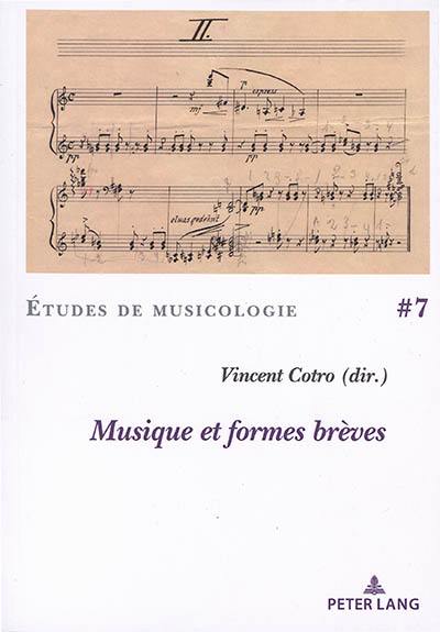 Musique et formes brèves