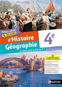 Mon cahier bi-média d'histoire géographie 4e