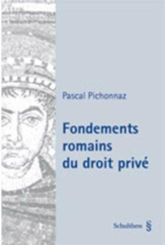 Fondements romains du droit privé