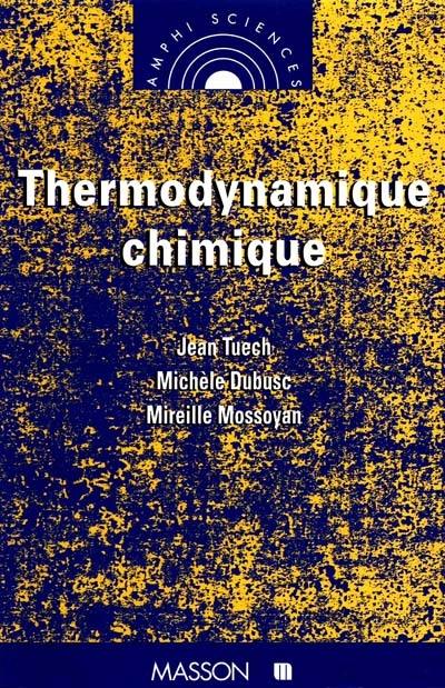 Thermodynamique chimique