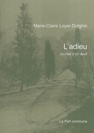 L'adieu : journal d'un deuil