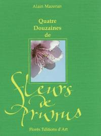 Quatre douzaines de fleurs de prunus