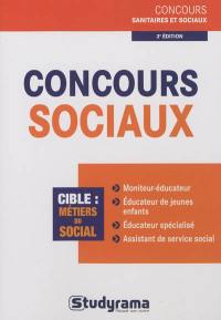 Concours sociaux : cible, métiers du social