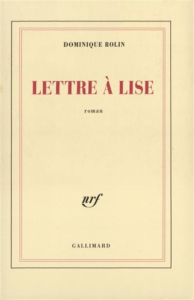 Lettre à Lise