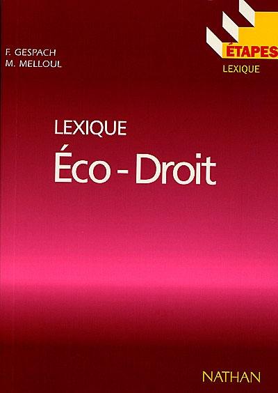 Lexique éco-droit