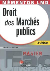 Droit des marchés publics