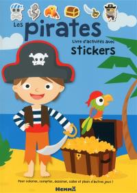 Les pirates : livre d'activités avec stickers