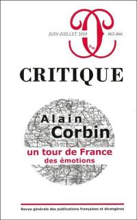 Critique, n° 865-866. Alain Corbin : un tour de France des émotions