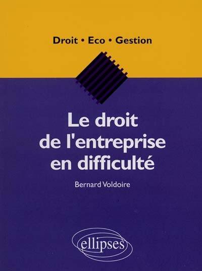 Le droit de l'entreprise en difficulté