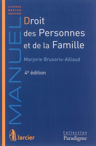 Droit des personnes et de la famille