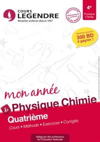 Mon année de physique chimie 4e : cours, méthode, exercices, corrigés