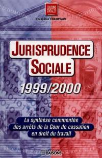 Jurisprudence sociale 1999-2000