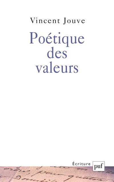 Poétique des valeurs