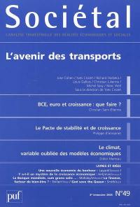 Sociétal, n° 49. L'avenir des transports