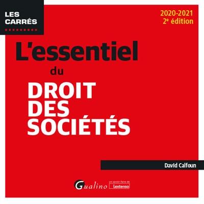 L'essentiel du droit des sociétés 2020-2021