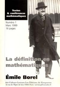 La définition en mathématiques