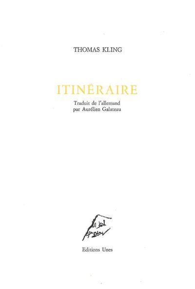 Itinéraire