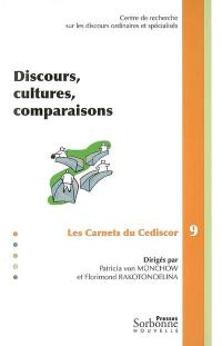 Discours, cultures, comparaisons