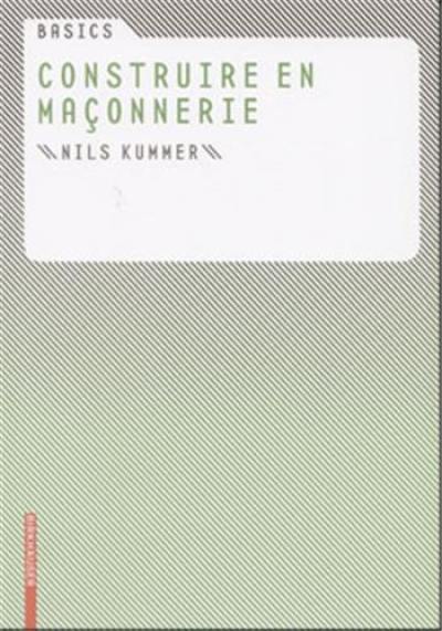 Construire en maçonnerie