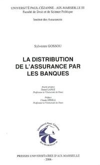 La distribution de l'assurance par les banques