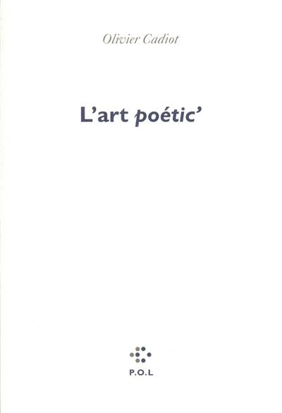 L'art poétic