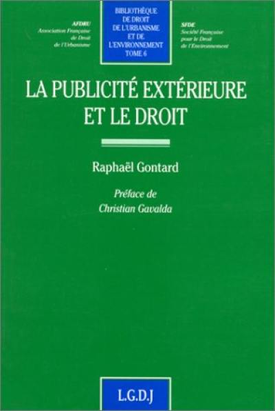 La publicité extérieure et le droit