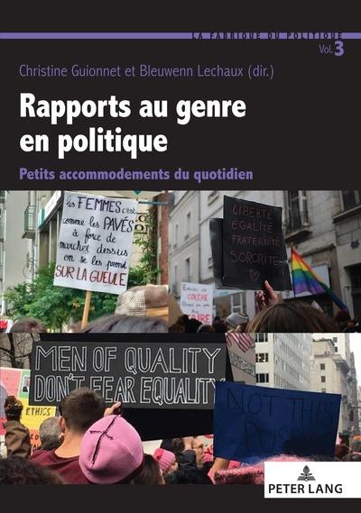 Rapports au genre en politique : petits accommodements du quotidien