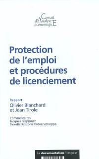 Protection de l'emploi et procédures de licenciement