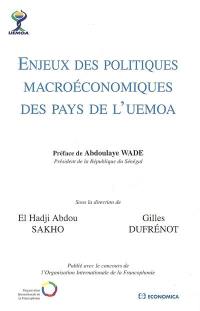 Enjeux des politiques macroéconomiques des pays de l'UEMOA