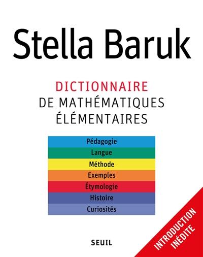 Dictionnaire de mathématiques élémentaires