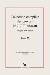 Oeuvres complètes. Vol. 10