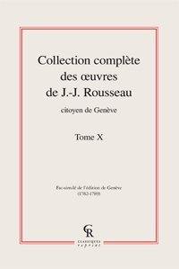 Oeuvres complètes. Vol. 10