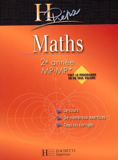 Maths 2e année MP-MP*