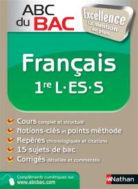 Français 1re L, ES, S : programme 2011