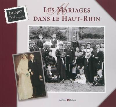 Les mariages dans le Haut-Rhin